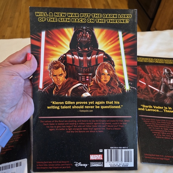 STAR WARS DARTH VADER GRAPHIC NOVEL COMICS Marvel ROUGE ONE Set Of 6 - Picture 10 of 14